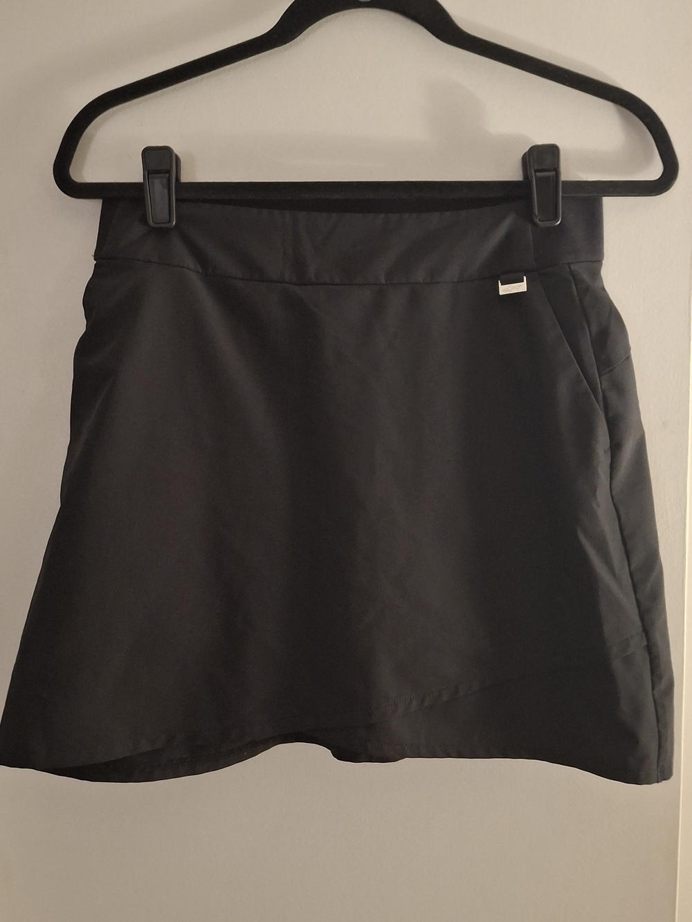 Greg Norman Women's Black Athletic Skort with Subtle Logo